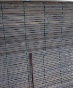 Chinese kool Losjes koppel Bamboe vouwgordijnen donkerbruin - Topkwaliteit voor slechts €19,99